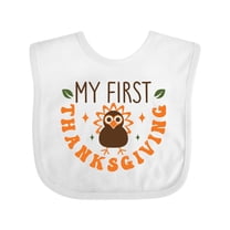 Inktastic My First Thanksgiving Boys or Girls Baby Bib