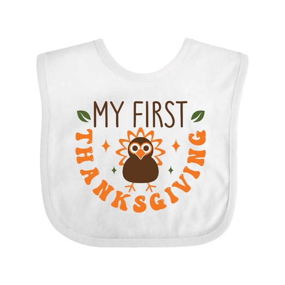 Inktastic My First Thanksgiving Boys or Girls Baby Bib