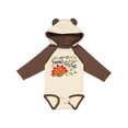 thumbnail image 1 of Inktastic My First Thanksgiving Cute Turkey Boys or Girls Long Sleeve Baby Bodysuit, 1 of 5