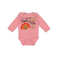 thumbnail image 1 of Inktastic My First Thanksgiving Cute Turkey Boys or Girls Long Sleeve Baby Bodysuit, 1 of 5