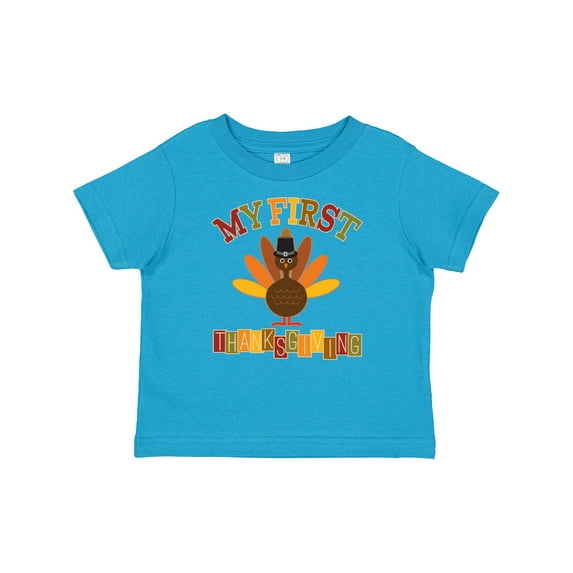 Inktastic My First Thanksgiving Day Turkey Boys or Girls Baby T-Shirt