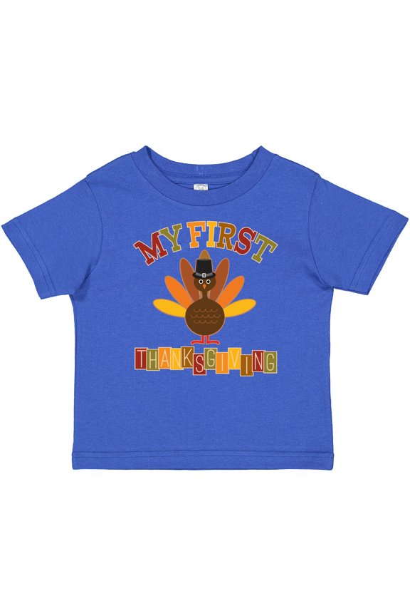 My First Thanksgiving Day Turkey Boys or Girls Baby T-Shirt