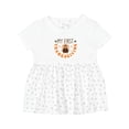 thumbnail image 1 of Inktastic My First Thanksgiving Girls Baby Dress, 1 of 5