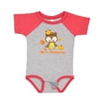 thumbnail image 1 of Inktastic My First Thanksgiving Owl Boys or Girls Baby Bodysuit, 1 of 5