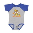 thumbnail image 1 of Inktastic My First Thanksgiving Owl Boys or Girls Baby Bodysuit, 1 of 5