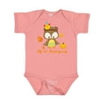 thumbnail image 1 of Inktastic My First Thanksgiving Owl Boys or Girls Baby Bodysuit, 1 of 5