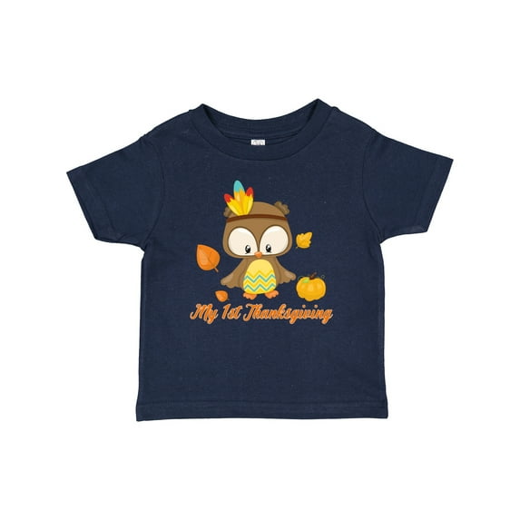 Inktastic My First Thanksgiving Owl Boys or Girls Baby T-Shirt