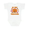 thumbnail image 1 of Inktastic My First Thanksgiving with Cute Turkey Boys or Girls Baby Bodysuit, 1 of 5
