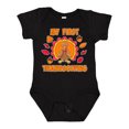 thumbnail image 1 of Inktastic My First Thanksgiving with Cute Turkey Boys or Girls Baby Bodysuit, 1 of 5