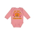 thumbnail image 1 of Inktastic My First Thanksgiving with Cute Turkey Boys or Girls Long Sleeve Baby Bodysuit, 1 of 5