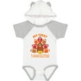 thumbnail image 1 of Inktastic My First Thanksgiving with Football Turkey Boys or Girls Baby Bodysuit, 1 of 5
