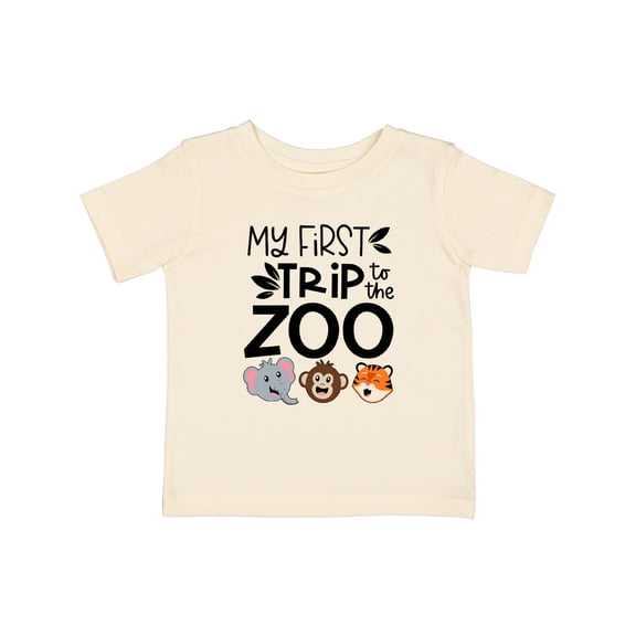 Inktastic My First Trip to the Zoo Cute Animals Boys or Girls Baby T-Shirt