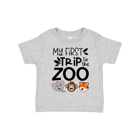 Inktastic My First Trip to the Zoo Cute Animals Boys or Girls Toddler T-Shirt