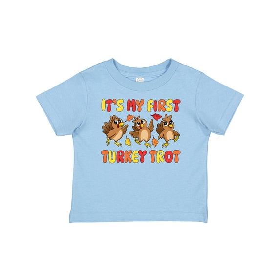 Inktastic My First Turkey Trot Boys or Girls Baby T-Shirt