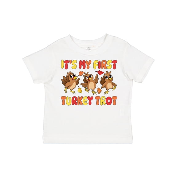 Inktastic My First Turkey Trot Boys or Girls Toddler T-Shirt
