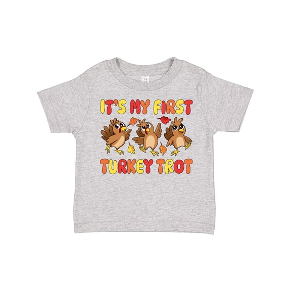 Inktastic My First Turkey Trot Boys or Girls Toddler T-Shirt