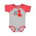 thumbnail image 1 of Inktastic My First Valentine's Day Boys or Girls Baby Bodysuit, 1 of 5