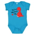 thumbnail image 1 of Inktastic My First Valentine's Day Boys or Girls Baby Bodysuit, 1 of 5