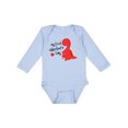 thumbnail image 1 of Inktastic My First Valentine's Day Boys or Girls Long Sleeve Baby Bodysuit, 1 of 5