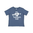 thumbnail image 1 of Inktastic My First Valentine's Day with White Heart and Arrow Boys or Girls Baby T-Shirt, 1 of 5