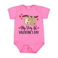 thumbnail image 1 of Inktastic My First Valentines Day Baby Sloth Boys or Girls Baby Bodysuit, 1 of 5