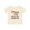 thumbnail image 1 of Inktastic My First Valentines Day Baby Sloth Boys or Girls Baby T-Shirt, 1 of 5