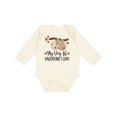 thumbnail image 1 of Inktastic My First Valentines Day Baby Sloth Boys or Girls Long Sleeve Baby Bodysuit, 1 of 5