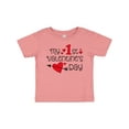 thumbnail image 1 of Inktastic My First Valentines Day Red Hearts and Arrow Boys or Girls Baby T-Shirt, 1 of 5