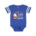 thumbnail image 1 of Inktastic My First Visit from Santa Boys or Girls Baby Bodysuit, 1 of 5