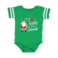 thumbnail image 1 of Inktastic My First Visit from Santa Boys or Girls Baby Bodysuit, 1 of 5
