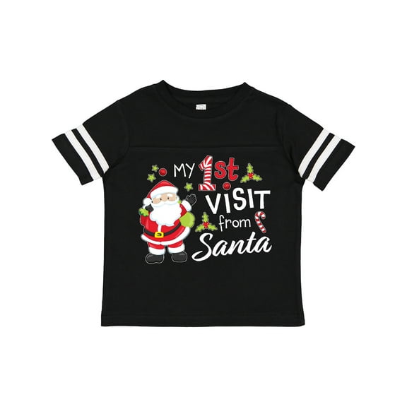 Inktastic My First Visit from Santa Boys or Girls Toddler T-Shirt