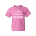 thumbnail image 1 of Inktastic My Friend is a Survivor Breast Cancer Awareness Youth T-Shirt, 1 of 5