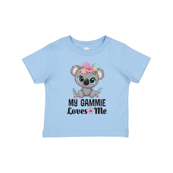 Inktastic My Gammie Loves Me Granddaughter Bear Girls Toddler T-Shirt