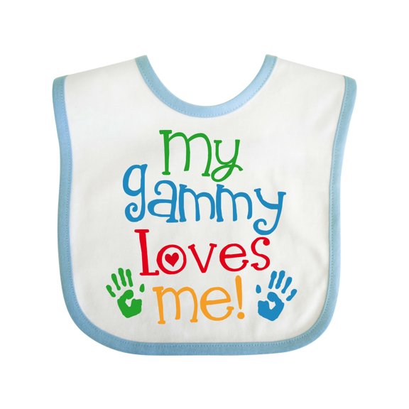 Inktastic My Gammy Loves Me Boys or Girls Baby Bib