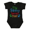 thumbnail image 1 of Inktastic My Gammy Loves Me Boys or Girls Baby Bodysuit, 1 of 5