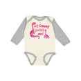 thumbnail image 1 of Inktastic My Gammy Loves Me Girl Dinosaur Girls Long Sleeve Baby Bodysuit, 1 of 5