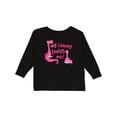 thumbnail image 1 of Inktastic My Gammy Loves Me Girl Dinosaur Girls Long Sleeve Toddler T-Shirt, 1 of 5