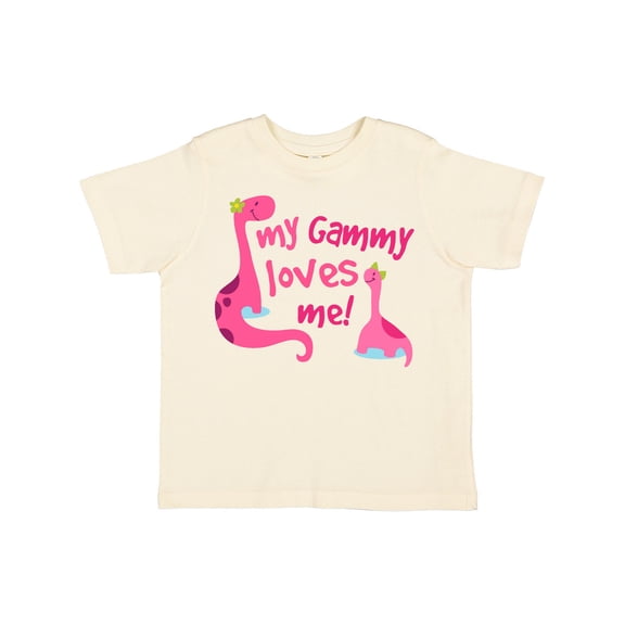 Inktastic My Gammy Loves Me Girl Dinosaur Girls Toddler T-Shirt