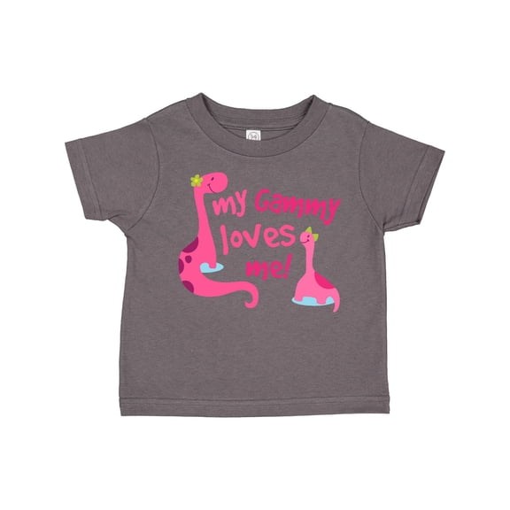 Inktastic My Gammy Loves Me Girl Dinosaur Girls Toddler T-Shirt