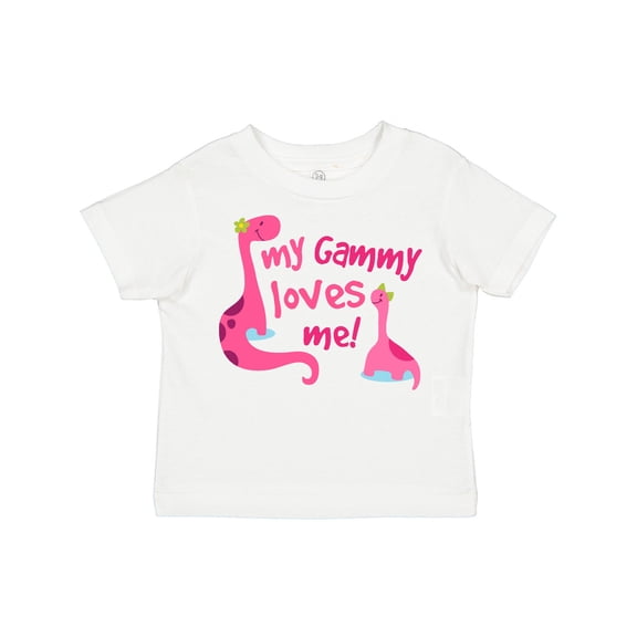 Inktastic My Gammy Loves Me Girl Dinosaur Girls Toddler T-Shirt