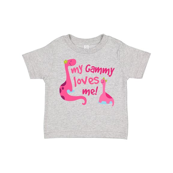 Inktastic My Gammy Loves Me Girl Dinosaur Girls Toddler T-Shirt