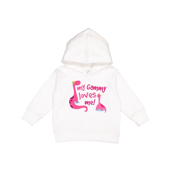 Inktastic My Gammy Loves Me Girl Dinosaur Toddler Hoodie