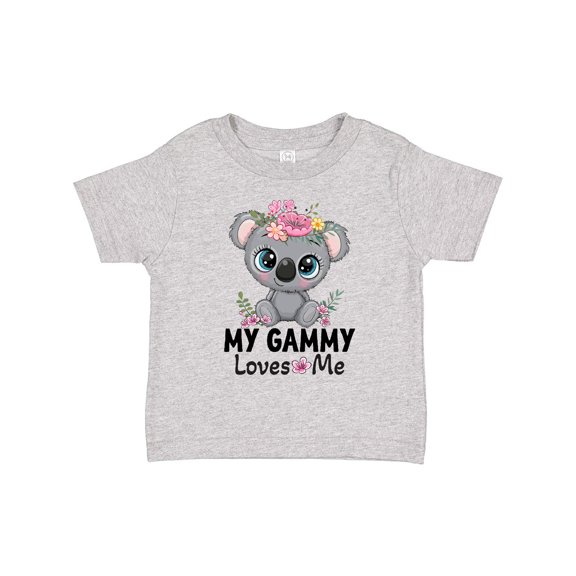 Inktastic My Gammy Loves Me Girl Grandchild Koala Girls Toddler T-Shirt