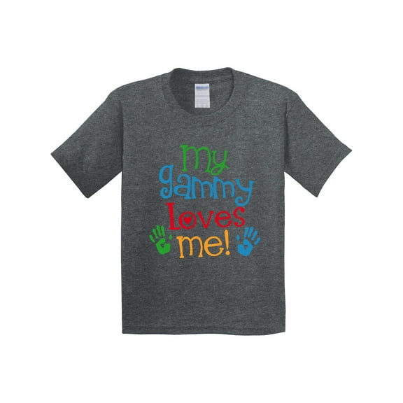 Inktastic My Gammy Loves Me Youth T-Shirt