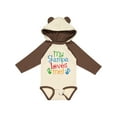 thumbnail image 1 of Inktastic My Gampa Loves Me Boys Girls Boys or Girls Long Sleeve Baby Bodysuit, 1 of 5