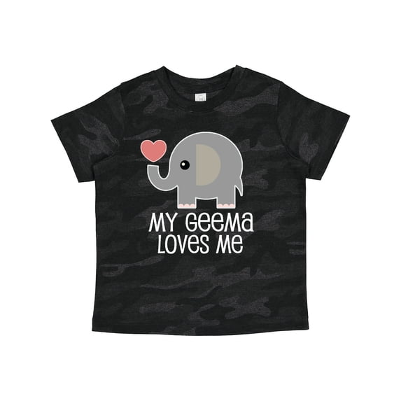 Inktastic My Geema Grandma Loves Me Boys or Girls Toddler T-Shirt