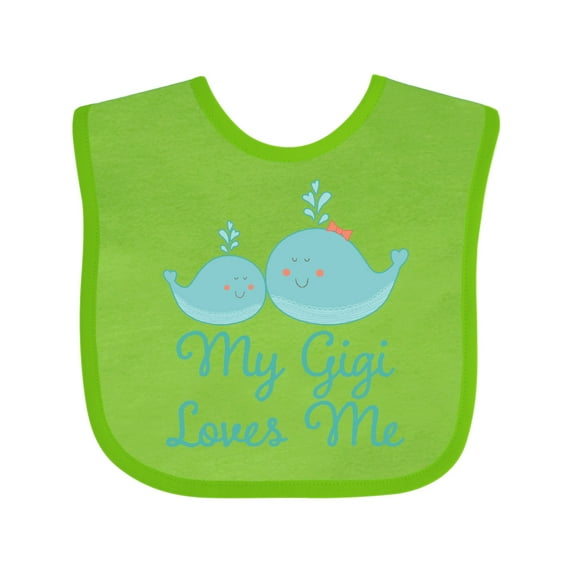 Inktastic My Gigi Loves Me Boys or Girls Baby Bib