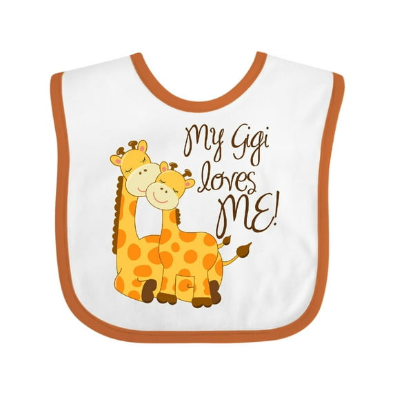 Inktastic My Gigi Loves Me Boys or Girls Baby Bib