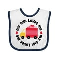 thumbnail image 1 of Inktastic My Gigi Loves Me Boys or Girls Baby Bib, 1 of 4