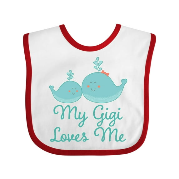 Inktastic My Gigi Loves Me Boys or Girls Baby Bib